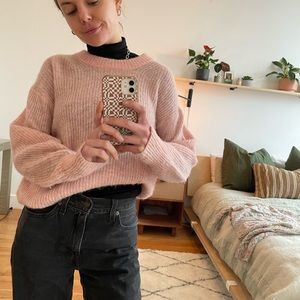 Pink alpaca EVERLANE sweater